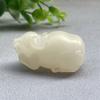 Colgante de ganado tridimensional de jade blanco afgano, colgante del zodiaco Taobao, suministro en vivo al por mayor, año del zodíaco para hombres y mujeres