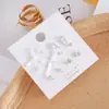 Pendientes de Lazo de Cinta Dulces Joyería Niña Sueño Dulce Organza Estilo Ballet Set de Pendientes