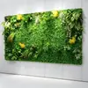 Parede de Plantas Parede de Fundo de Plantas Verdes Decoração de Parede Interna Varanda Cabeça de Porta Tridimensional Gramado Artificial Biônico