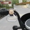 Gancho para Cochecito de Bebé de Venta Caliente Transfronterizo Gancho de Cuero para Carrito Accesorios Universales para Cochecito de Bebé Gancho Grande de Aleación de Aluminio para Bolsa Colgante