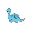 Broche de Esmalte de Aleación de Dinosaurio Pequeño de Nuevo Producto Europeo y Americano, Insignia de Accesorio de Pin de Dinosaurio Pequeño Lindo de Dibujos Animados Creativo