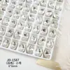 Rhinestones K9 de Alta Calidad para Uñas con Forma de Nido de Pájaro, Coloridos Cristales de Huevo de Paloma Lujosos y Deslumbrantes, Rhinestones de Punta Trasera para Uñas de Gama Alta