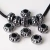 Cor Metálica de Natal Cor de Galvanoplastia UV Resistente à Cor Grande Furo Bola de Amora Frutas Redondas Contas DIY Artesanal Corrente de Celular Acessórios
