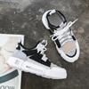 Tenis de Mujer Estilo Coreano ulzzang Harajuku Combinan con Todo Llama Zapatos de Malla Malla Sencilla Zapatos de Papá Malla Transpirable Parte Superior Fideos