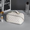Bolsa de cosméticos estilo coreano, nueva, acolchada, de gran capacidad, multifuncional, de algodón