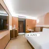 La Última Versión de Muebles para Hotel Naranja, Juego Completo para Habitaciones Estándar, Cabeceros de Hotel, Bases de Cama de Hotel y Barras Especializadas para Colgar Ropa de Cama para Casas de Huéspedes