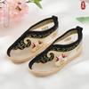 Guofeng Mesh Hanfu Sapatos Infantis Meninos Sapatos de Malha Verão Hanfu Sandálias Vintage Leve Roupas Antigas Sapatos Antigos Bordados Sapatos