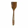 Juego de Utensilios de Cocina de Madera de Acacia Grado B Procesado de Fábrica, Espátula y Cuchara Antiadherentes, Defectos Menores, Madera Maciza, Anti-quemaduras, Anti-moho