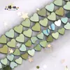 Perforaciones Horizontales Galvanizadas Transfronterizas, Varios Accesorios de Materiales DIY de Piedra Biliar de Colores Vivos en Forma de Corazón, Accesorios para el Cabello, Pulseras, Productos Semi-Terminados al por Mayor