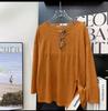 Camiseta Longa com Fenda para Mulheres 2025 Nova Cor Sólida Top Solto para Ar Condicionado Proteção Solar Cover-Up Verão Proteção Solar Cardigan