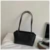 Bolsa de mão popular de luxo leve deste ano, bolsa quadrada pequena, bolsa feminina 2026 verão, nova, cor sólida, simples, de ombro, para o trabalho, de axila