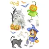 Artículos Populares Transfronterizos con Alto Atractivo Estético, Estilo Europeo y Americano Halloween Maquillaje Personalizado de Payaso Oscuro Pegatinas Faciales y Pegatinas de Tatuaje