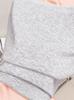 Temperamento Top de Manga Corta con Vuelo para Mujer Diseño Nicho Medio Cuello Alto Ajustado Elástico Camiseta Verano Popular Estilo Coreano Top