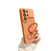 Adecuado para Samsung S26Ultra, tacto de piel, disipación de calor, funda de teléfono transpirable con soporte magnético, protector de lente y cubierta anticaídas