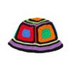 Engate Transfronteiriço Gancho Boêmio Chapéu Moda Flor Tricotado Chapéu de Pescador Vazado Chapéu Bacia Estilo Japonês Vintage Feminino