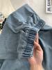 Pantalones Machete de Mezclilla Lyocell Tencel para Mujer Verano Delgados Holgados Cintura Alta Adelgazantes Combinan con Todo Dopping Pantalones Rectos