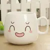 Caneca Cerâmica Personalizada com Tampa e Colher Caneca para Casal Fashion Caneca de Casa Caneca Fofa para Chá para Homens e Mulheres