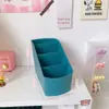 Novo estilo ins branco flip caixa de armazenamento cartão mão conta material à prova de poeira armazenamento desktop papelaria acabamento caixa