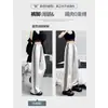 Pantalones de chándal blancos y grises de talla grande 150 kg para mujer, finos de primavera/verano, holgados, rectos, de pierna ancha, casuales, a rayas, deportivos