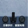 Tornillo de Plástico Negro Moleteado Ranurado de Nylon Tornillo de Mano Negro M3 M4 M5M6M8 Tornillo de Alta Resistencia