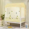 Nova Cama Infantil Patchwork Cama Mosquiteiro Uso Doméstico Bebê Antiderrapante Cama Iurta Mongoleza Fundo Totalmente Fechado Antiderrapante