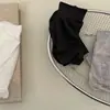 Não escorrega! Uma meia listrada de seda de amoreira muito fina e transparente para mulheres, boa para primavera e verão, faz as pernas parecerem mais finas, meia folgada