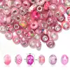 Explosiones transfronterizas mezcladas aleatoriamente con 10 cuentas de resina rosa morado azul verde multicolor pulsera de cuentas para manualidades