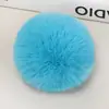 Produção de Chaveiros de Bola de Pelo para Carro, Pingentes para Bolsas Femininas, Bolas de Pelo Falso de Coelho de Pelúcia, Pingentes de Chaveiro, Acessórios para Roupas e Sapatos