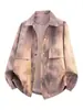 Chaqueta Casual con Solapas Tie-Dye Nuevo Estilo Primavera 2026 para Hombre Diseño Holgado Chaqueta Retro Americana