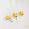 Color oro francés antiguo seis sílabas de la verdad cuentas de barril de agujero grande retro cuentas espaciadoras de transferencia material de cuerda accesorios de joyería DIY