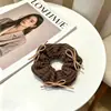 Goma de pelo scrunchie vintage versátil extragrande para adultos, elegante scrunchie floral para coleta