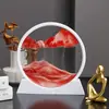Pintura de Areia Movediça 3D Popular Transfronteiriça, Ornamento de Areia Movediça, Pintura de Areia de Ampulheta Tridimensional 3D Criativa, Decoração Animada, Presente para Casa