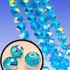 Cuentas Planas Premium de 4 mm, Cuentas de Rueda de Cristal de Colores, Cuentas Sueltas de Cristal, Materiales para Pulseras DIY, Accesorios para Ropa