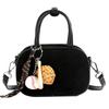Bolso pequeño de alta gama de crowdsourcing para mujer, otoño e invierno 2024, nuevo bolso bandolera retro esmerilado, bolso de bolos portátil para mujer