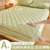 Protector de colchón acolchado de algodón 100% puro, grosor clase A para bebés, que rodea completamente el colchón, funda a prueba de polvo