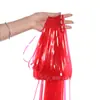 Nuevas cortinas de seda de lluvia color macarrón 2026, suministro directo del fabricante, especializado en la producción de cortinas de seda de lluvia en varios estilos y colores degradados