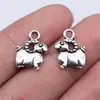 11x14mm 1,25g Prata Antiga Acessórios para Joias Material Atacado Fofo Animal Ovelha Pingente