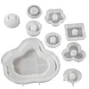 Molde de Silicone Empilhável para Velas DIY de Papoula, Suporte para Velas Perfumadas, Vários Moldes de Empilhamento de Circo