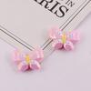 Cadena para teléfono móvil hecha a mano con cuentas acrílicas, con diseño de mariposa pintada a mano y bañada en color UV, accesorios de joyería hechos a mano