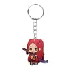 Llavero Colgante de Dibujos Animados de PVC, Colgante del Grupo Femenino de Demon Slayer, Accesorio, Regalo Pequeño
