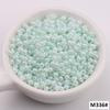 Super tamaño 3mm uniforme crema nacarada cuentas de arroz de vidrio hechas a mano DIY pulsera borla manualidades material de cuentas sueltas
