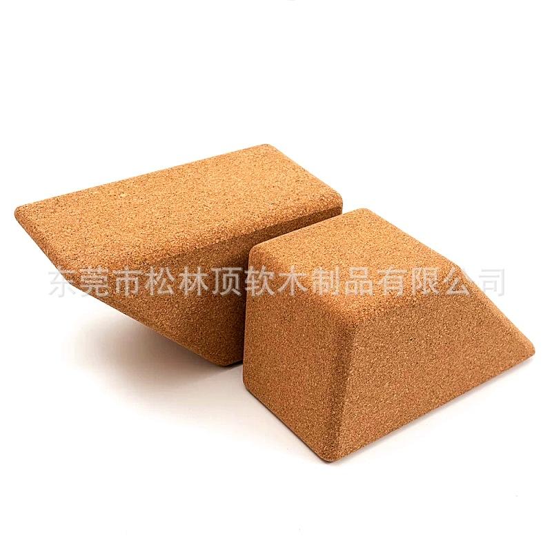 梯形软木瑜伽砖