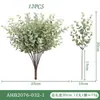 Plantas Verdes Simuladas, Folhas de Dinheiro de Eucalipto, Plantas de Plástico, Folhas de Eucalipto Atacado, Enfeites de Decoração para Casa, Exterior, Casamento