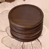 Porta Copos de Madeira Tapete de Isolamento Térmico Madeira de Acácia Criativo Suporte para Xícara de Chá Conjunto de Chá Doméstico Porta-Chá Tapete de Proteção Térmica de Madeira Porta-Copos de Café
