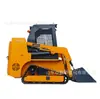 Cargador Compacto de Orugas HTL25 Cargador Compacto Pequeño de Orugas para Espacios Estrechos Cargador Compacto Multifuncional Mini