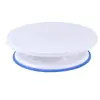 Mesa giratória do bolo, placa de plástico do bolo, mesa de decoração DIY, mesa giratória de bolo de creme de cozimento