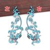 W60829 Cobre Estilo Antiguo Joyería DIY Hecho a Mano Color Dinastía Qing Tardía Accesorio para el Cabello Material para Corona Accesorios 34*95mm