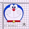 Desenho Animado Doraemon Cola Macia de PVC Capa de Celular Patch Doraemon Sapato Furado Carteira de Motorista Acessórios DIY Pingente