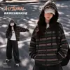 Conjunto de duas peças de moda outono 2026 para meninas, suéter de manga longa solto e versátil e calça casual, estilo coreano, solto e elegante