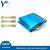 Saco bolha de filme aluminizado azul de produção, saco de embalagem de presente de cores variadas, saco de embalagem de roupas com bolhas de folha de alumínio, atacado